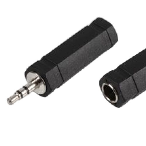 6.35mm Mono to 3.5mm Stereo Converter Jack Plug