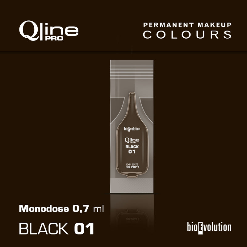 Qline Pro Monodose - Black 01 0.7ml