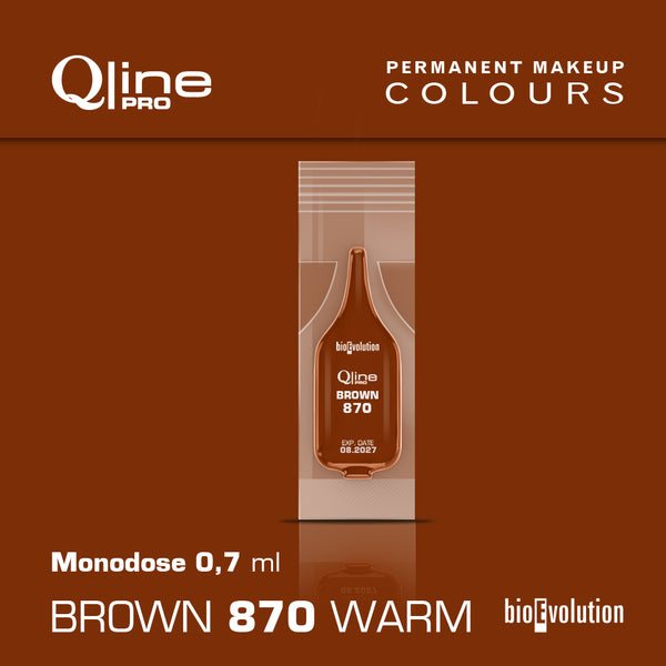 Qline Pro Monodose - Brown 870 0.7ml