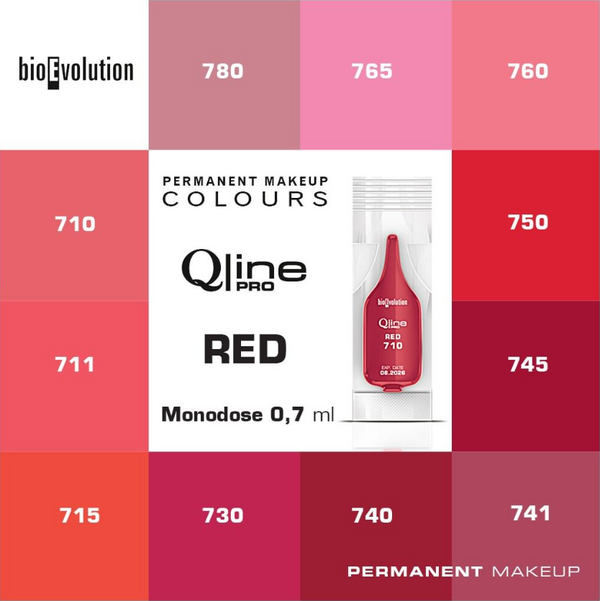 Qline Pro Monodose - Red 710 0.7ml