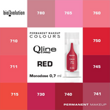 Qline Pro Monodose - Red 715 0.7ml