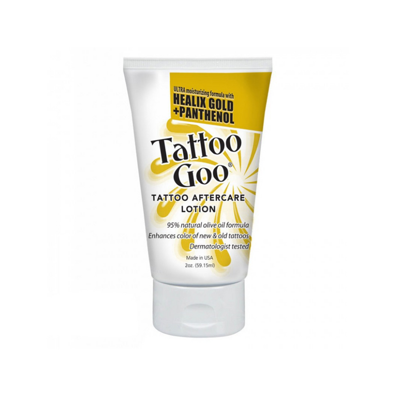 Tattoo Goo Lotion with Healix Gold and Pathenol - 2oz Tube