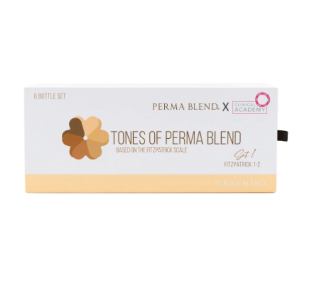 Tones of Perma Blend Set 1 - Fitzpatrick 1-2 Brow Pigment Set