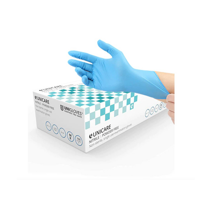 Box of 100 Uniglove Nitrile Gloves - Unicare